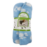 plaid chiot rose ou bleu 140x 100cm