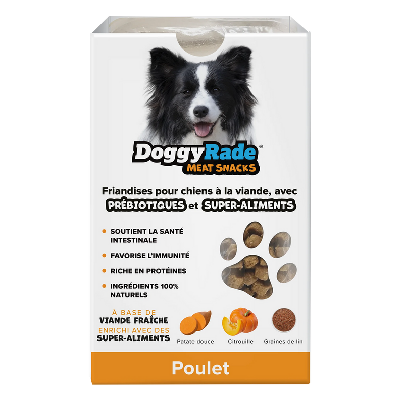 Doggyrade friandises au poulet avec prébiotiques et super aliments