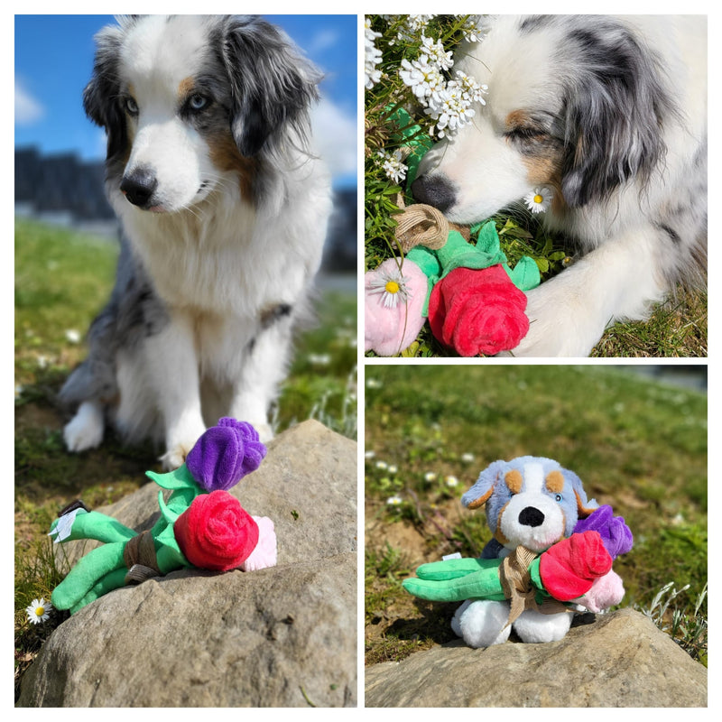 peluche bouquet de fleurs