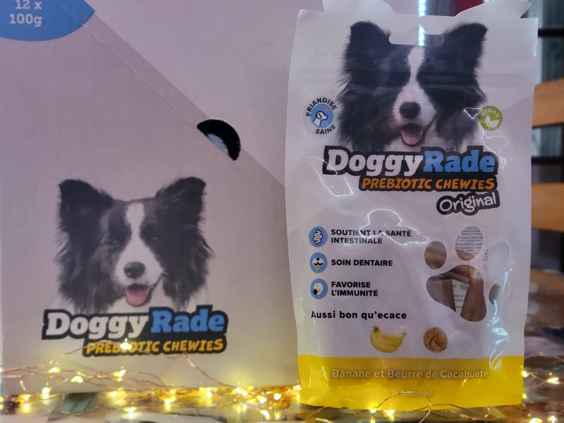 DoggyRade Friandises prebiotiques 🍌 ,beurre de 🥜, graine de chia