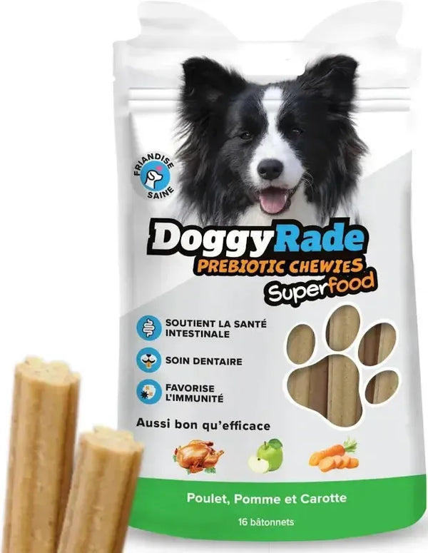 Doggyrade, friandises poulet, pomme , carottes