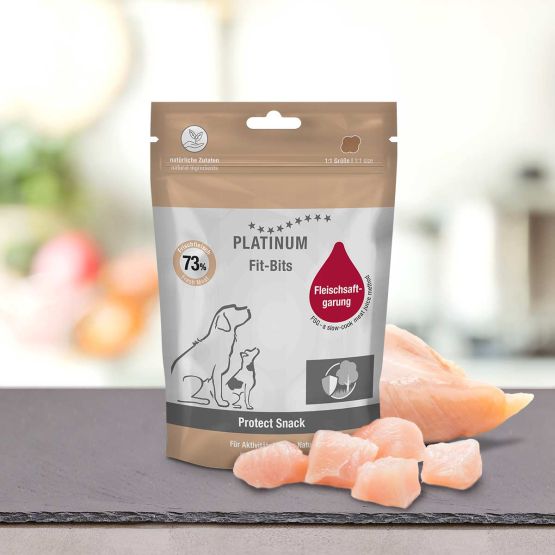 Friandises platinum PROTECT (viande fraiche, coco, romarin, pamplemousse)150g