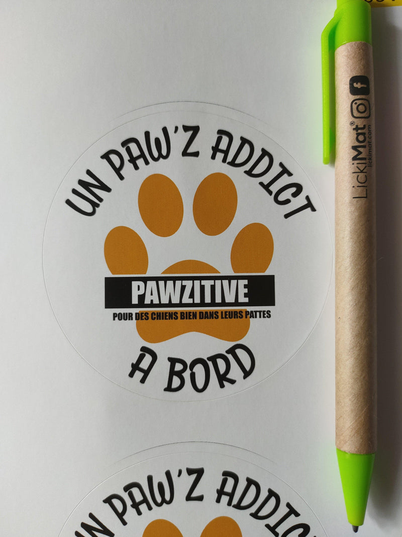 Stickers paw'z addict