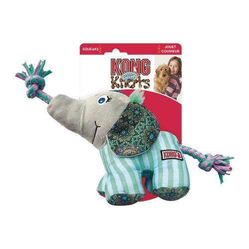 Peluche KONG Elephant - Knots Carnival - Pawzitive