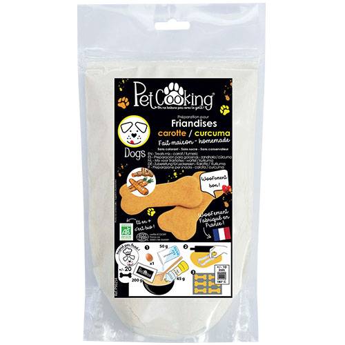 Preparation friandises carottes curcuma